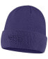 Фото #1 товара Men's Purple TCU Horned Frogs Tonal Cuffed Knit Hat