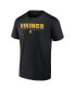 Фото #2 товара Men's Heather Black Minnesota Vikings Utility Player T-Shirt