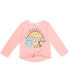 ფოტო #3 პროდუქტის Toddler Girls Knotted Pullover Long Sleeve Graphic T-Shirt & Leggings Set Toddler|Child