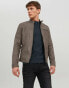 Фото #6 товара Jack & Jones rocky zip jacket in falcon