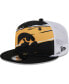 ფოტო #1 პროდუქტის Men's Black Iowa Hawkeyes Tear Trucker 9FIFTY Snapback Hat