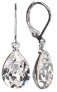 Elegant earrings with Pear Crystal crystals