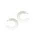 ფოტო #1 პროდუქტის Women's Silver Contemporary Drop Earrings