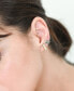 Ruchi Evil Eye Tiny Bar Gold Stud Earrings Set of 2