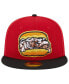 Men's Red Bowie Baysox Theme Nights Pit Beef 59FIFTY Fitted Hat