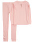 Фото #3 товара Kid 2-Piece Drop Needle Pajamas 5