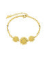 ფოტო #1 პროდუქტის Gold-Tone or Silver-Tone Sunflower Solaris Bracelet