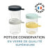 Фото #2 товара B ABA Box mit 4 Glasportionen, Konversationsglser (150ml gelb / 150ml hellblau / 250ml dunkelblau / 250ml heller Nebel)