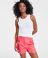 Фото #3 товара Women's High-Rise Tailored Shorts, Created for Macy's
