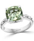 ფოტო #1 პროდუქტის EFFY® Green Quartz Statement Ring (3-7/8 ct. t.w.) in Sterling Silver