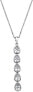 Silver necklace with shimmering pendant Emozioni Acqua Amore EP039