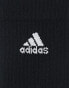 adidas Training 3 pack crew socks in black