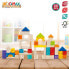 WOOMAX Of Wood 50 Pieces Construction Game