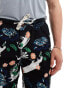 Superdry Bermuda shorts in aya black floral