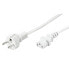 Фото #1 товара Wentronic IEC Cord - 2 m - White - 2 m - Power plug type F - C13 coupler - H05VV-F3G - 250 V