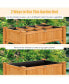 Фото #4 товара 8 Grids Raised Garden Bed Elevated Planter Box Kit Wood