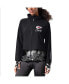 Фото #1 товара Толстовка женская MSX by Michael Strahan Grace Raglan черная с Куртки Full-Zip для бега Канзас-сити Чифс