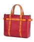 ფოტო #12 პროდუქტის Women's Genuine Leather Westland Minit Tote Bag