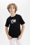 Erkek Çocuk T-shirt C0953a8/bk81 Black