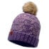 Шапка Buff из шерсти с начесом "Knitted Polar Beanie" Kiam Deep Grape - фото #2