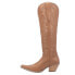Фото #6 товара Dingo Raisin Kane Embroidered Snip Toe Cowboy Womens Brown Casual Boots DI167-2