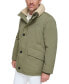 Men's Wittstock Insulated Full-Zip Waxed Parka with Removable Fleece Trim