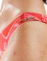 Фото #4 товара Superdry Printed cheeky bikini bottoms in malibu pink marble