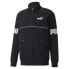 Фото #1 товара Puma Power Colorblock Half Zip Sweater Mens Black 84984301