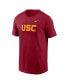 Фото #3 товара Men's Cardinal USC Trojans Primetime Evergreen Wordmark T-Shirt