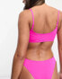 Фото #4 товара ellesse Brelian bikini top in pink