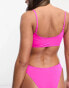 ellesse Brelian bikini top in pink