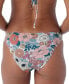 Фото #2 товара Juniors' Tenley Floral-Print Alamitos Knotted Bikini Bottoms