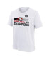 ფოტო #3 პროდუქტის Big Boys White Kansas City Chiefs Super Bowl LVIII Champions Roster T-shirt