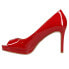 Фото #3 товара Туфли красные женские CL by Laundry Mild Platform Peep Toe Pumps