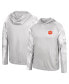 Men's Gray, Realtree Camo Clemson Tigers Gulf Stream Raglan Long Sleeve Hooded T-shirt