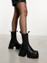 Фото #1 товара Lamoda Wipe Out chunky heeled chelsea boots in black
