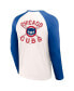 Фото #2 товара Men's Darius Rucker Collection by White, Royal Chicago Cubs Team Color Raglan T-shirt