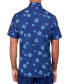 Фото #2 товара Men's Regular-Fit Non-Iron Performance Stretch Floral Circle-Print Button-Down Shirt
