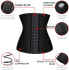 Фото #8 товара EESIM Women's Waist Shaper with Extra Extender and 25 Steel Bones, Waist Trainer for Strong Shaping Tummy Control, Adjustable Underbust Latex Corset for Sports Shaping Training Black