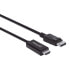 Фото #2 товара Manhattan DisplayPort 1.2 to HDMI Cable - 4K@60Hz - 3m - Male to Male - DP With Latch - Black - Not Bi-Directional - Three Year Warranty - Polybag - 3 m - DisplayPort - HDMI - Male - Male - Straight
