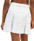 ფოტო #2 პროდუქტის Women's Lace-Inset Ruffle-Trim Skirt Cover-Up, Created for Macy's