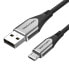 USB Cable Vention COAHF 1 m Black (1 Unit)