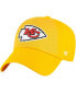 Фото #1 товара Men's Gold Kansas City Chiefs Secondary Clean Up Adjustable Hat