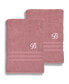 Фото #1 товара Textiles Turkish Cotton Personalized 2 Piece Denzi Bath Towel Set, 54" x 27"