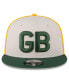 ფოტო #4 პროდუქტის Men's Cream, Green Green Bay Packers 2023 Sideline Historic 9FIFTY Snapback Hat