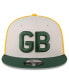 Men's Cream, Green Green Bay Packers 2023 Sideline Historic 9FIFTY Snapback Hat