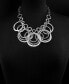 ფოტო #3 პროდუქტის Shaky Circle Statement Necklace, 18-3/4" + 3" extender, Created for Macy's