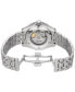 ფოტო #4 პროდუქტის Men's Swiss Automatic DS Action Day-Date Powermatic 80 Stainless Steel Bracelet Watch 41mm