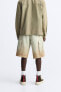 Faded cargo bermuda shorts