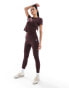 Фото #1 товара adidas Originals essentials leggings in shadow brown